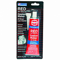 ABRO герметик прокладок КРАСНЫЙ силиконовый Abro Masters (Китай) 11-AB-CH-RW-S 85г 1/12шт